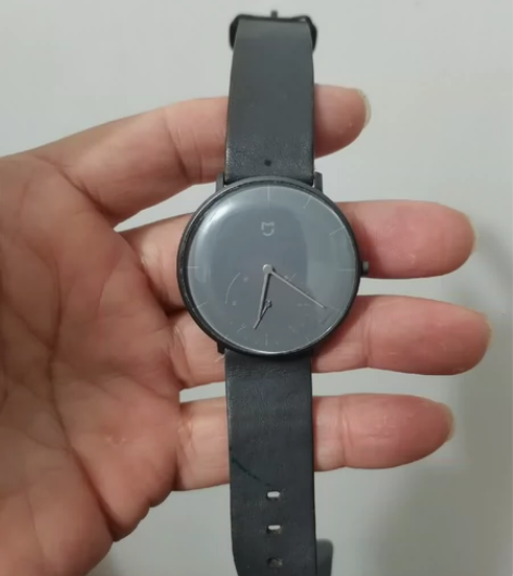 米家石英表，自己在乡下收回来的，不走时，不...