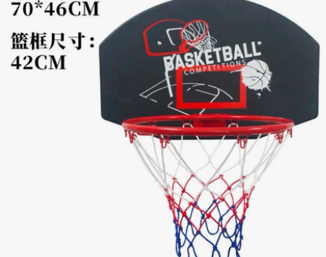 篮球框挂式室内7号球可扣篮免打孔儿童室外带...
