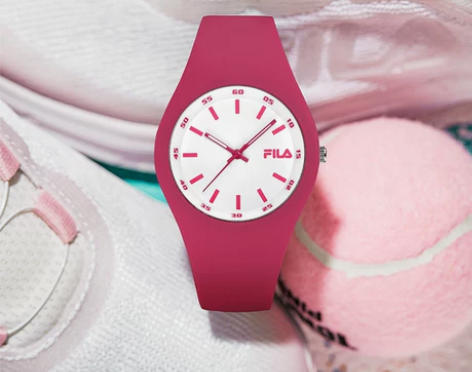 【新款】{专属}FILA斐乐手表男女情侣学...