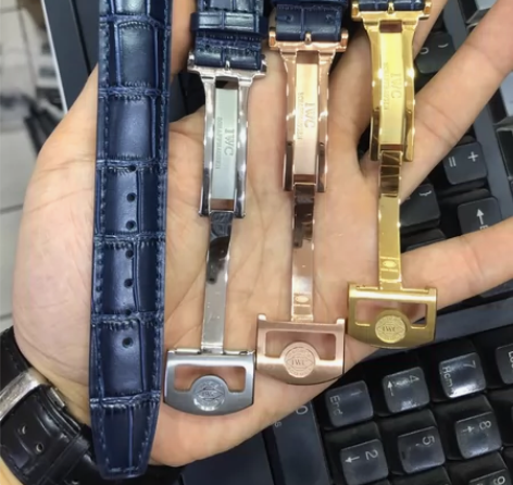 万国蓝色表带，万国柏涛菲诺表带，适用万国葡...