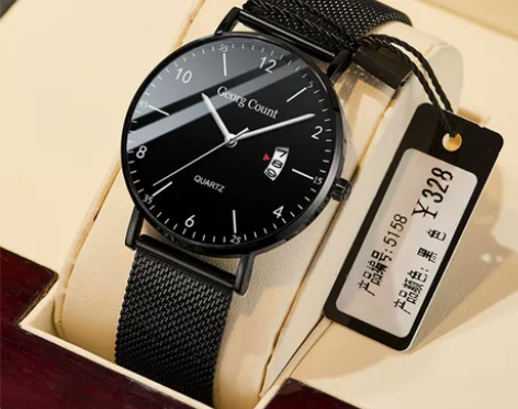 2018新款概念超薄手表男士学生石英表时尚...