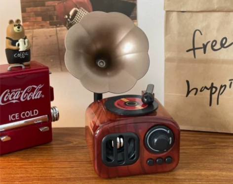 ins复古怀旧留声机八音盒音乐盒桌面家居房...