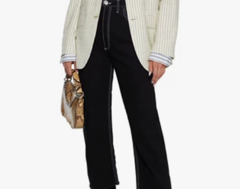 刚需款 硬核显瘦 立体裁剪明线走边 宽松撕...