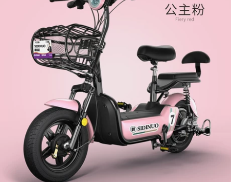 48V新款思帝诺电动车学生电动自行车男女电...