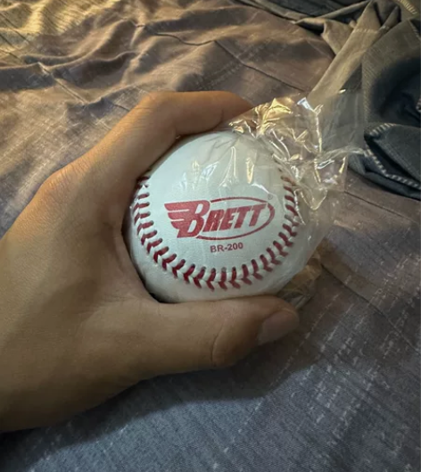 Brett棒球 某比赛专用球 带特殊log...