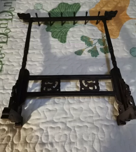 鸡翅木笔架 全新鸡翅木笔架 12挂 有包装盒