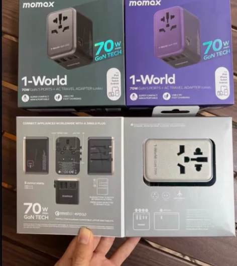 MOMAX摩米士英70w全球氮化镓充电器G...