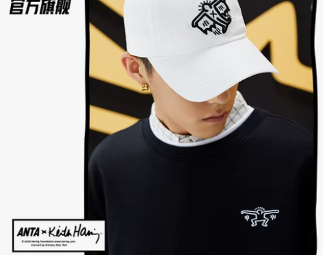 安踏KH联名跑步帽子男女棒球帽透气鸭舌帽潮...