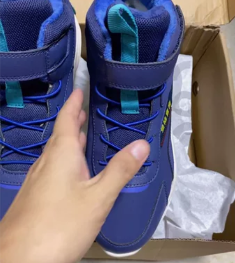 39码361度儿童加绒运动鞋，全新正品，怀...