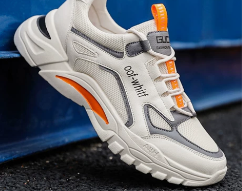 全新男鞋春秋季新款老爹鞋男士潮流运动鞋透气...