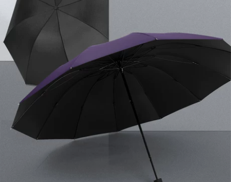 十二骨超大号雨伞折叠男女商务晴雨两用三人加...