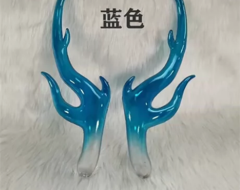 王者荣耀  西施 游龙清影 cos龙角 现...