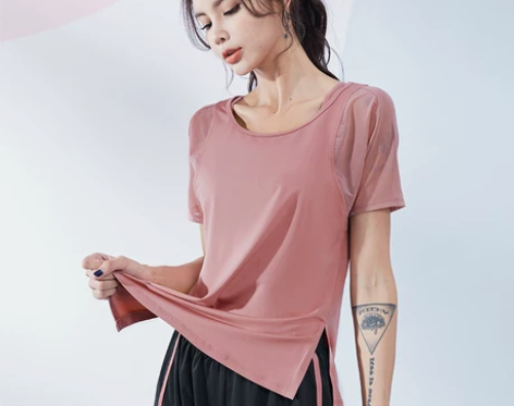 瑜伽服女短袖春夏新款高端性感跑步专业健身T...