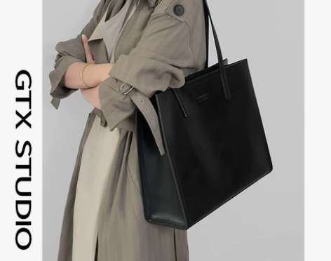 【谷田西】 小众托特包女大容量公文包  真...