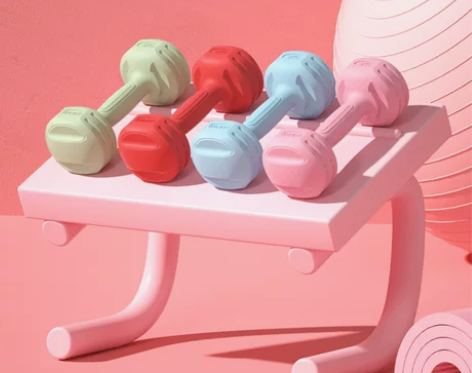 朗威哑铃女士健身家用器材儿童瑜伽女一体式练...