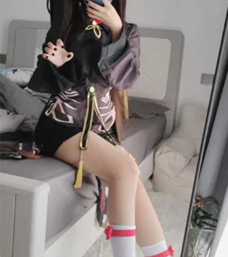 【含假发】出原神胡桃cos大全套！！！ 衣...