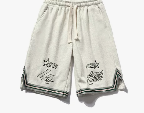 拼接美式vibe篮球短裤男士潮牌运动夏季马...