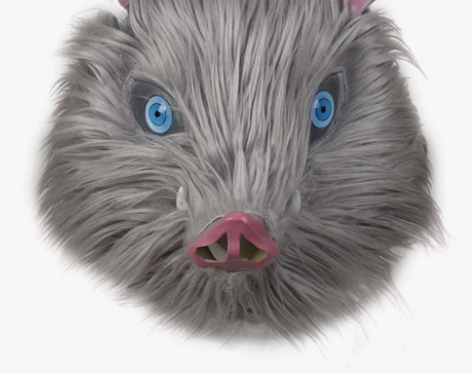 鬼灭之刃嘴平伊之助cos服万圣节服装男士演...