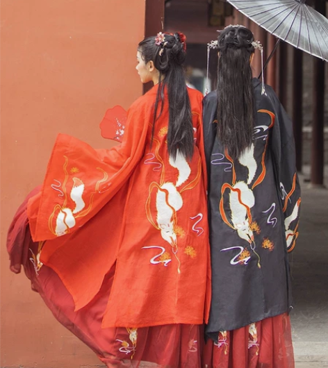 【杞瑾原创-小狐仙】汉服女齐腰齐胸襦裙中国...