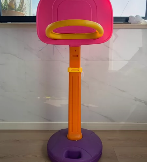 篮球架，可伸缩高度，篮球框里网兜掉了，不影...