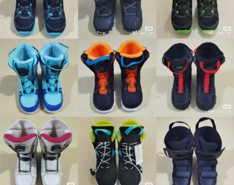 二手儿童单板快穿/传统滑雪鞋  lucky...