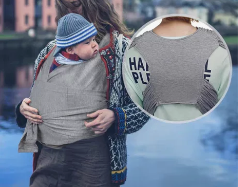 宝宝出生后在能坐腰凳之前还是背巾最方便，方...