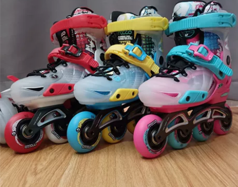 全新正品米高S7轮滑鞋儿童花样溜冰鞋休闲花...