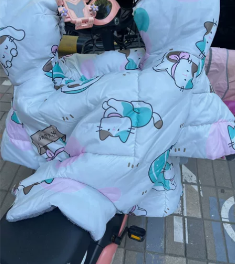 台铃电动车，橘粉色，刚买没多久的挡风被也一...