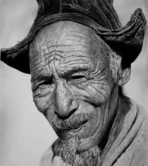 老人素描画像遗像肖像定制 代画老年人素描彩...