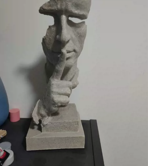 沉默是金复古摆件 高32cm