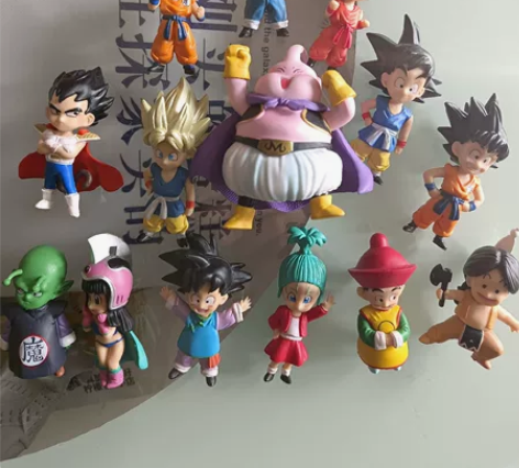 七龙珠手办摆件14个打包(魔人布欧悟空特兰...