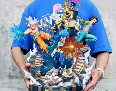 超大号手办七龙珠铸魂gk力量大会孙悟空贝吉...