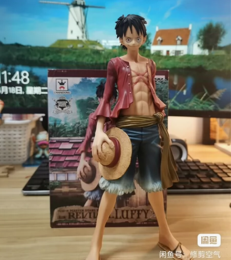 海贼王 MSP路飞 日版金猫，拆摆回盒，售...