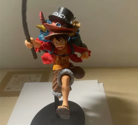 海贼王路飞手办模型奔跑系列动漫周边车载摆件...