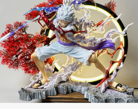 海贼王GK五档太阳神雷电尼卡形态路飞动漫手...