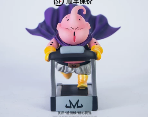 七龙珠GK肌肉魔人布欧手办健身房创意恶搞模...