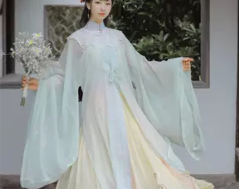 《花勿语》慕夕情裳原创汉服女对襟明制立领春...