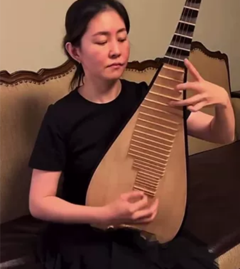 随缘出二手闲置花梨木琵琶，从老师手里买的3...