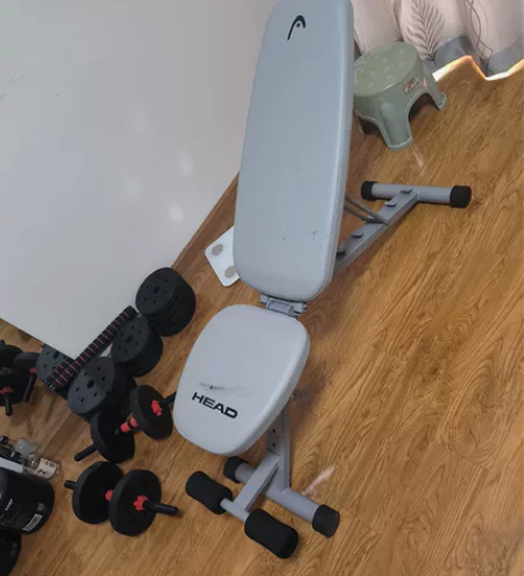 海德哑铃凳，八九月份买的。挺好用的，只是健...