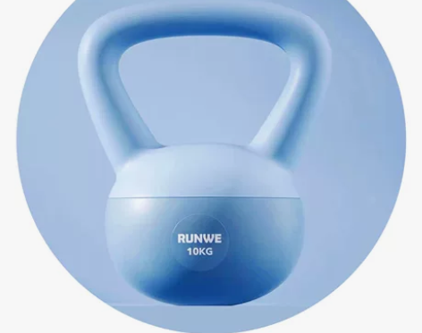 朗威软壶铃10kg 女士健身家用练翘臀神器...