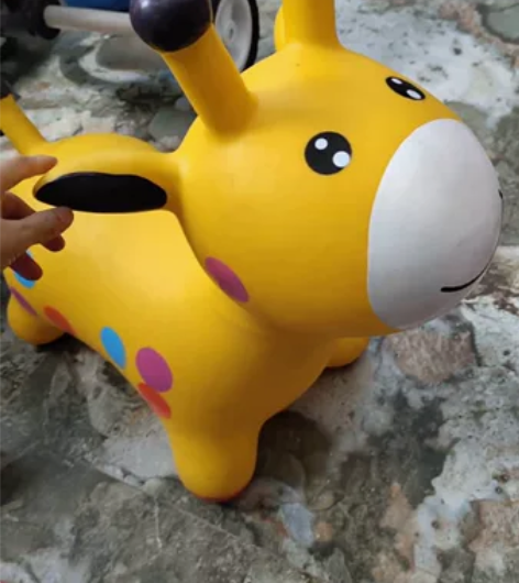 哈哈球跳跳马儿童充气玩具户外加大加厚小马宝...