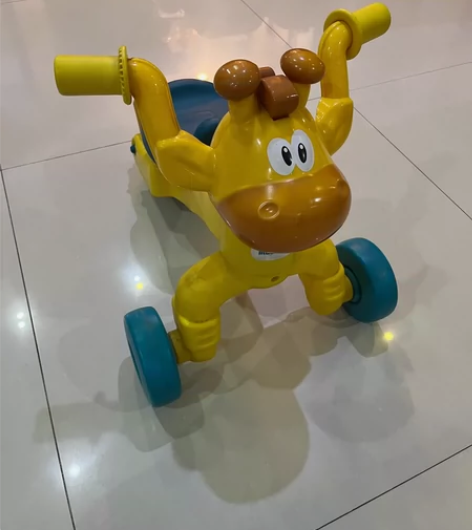 littletikes小泰克长颈鹿三轮脚踏...