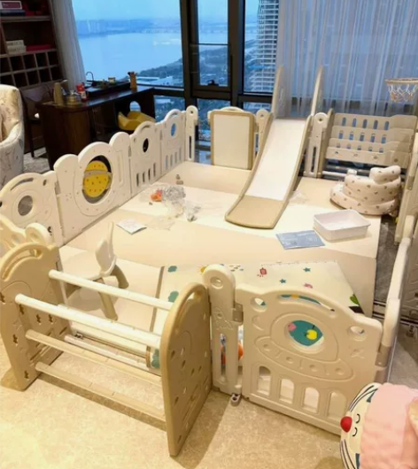 蒂乐婴儿围栏地上宝宝游戏围栏防护栏儿童室内...