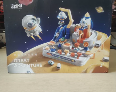 淘嘟嘟太空汽车闯关益智玩具 玩具拆封放了好...