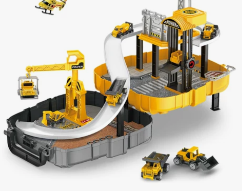 纽奇惯性小汽车 玩具 男孩吊车挖掘机搅拌车...