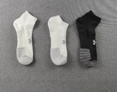 【六双】加厚毛巾底中筒短袜运动款男袜篮球袜...