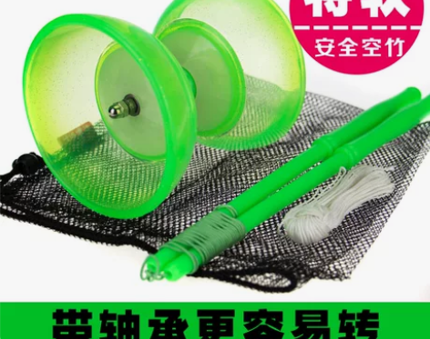 ?儿童成人 初学者空竹双头软胶 轴承空竹专...