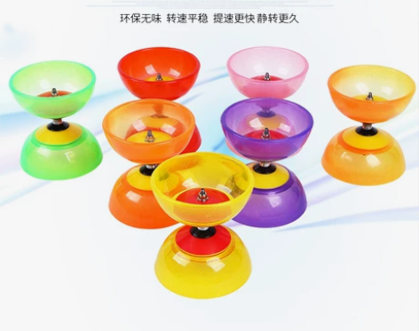 水晶空竹扯铃一三五轴承双头空竹儿童成人初学...