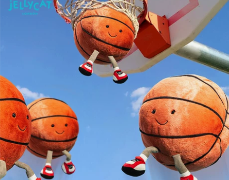 jELLYCAT2023运动篮球毛绒玩具 ...