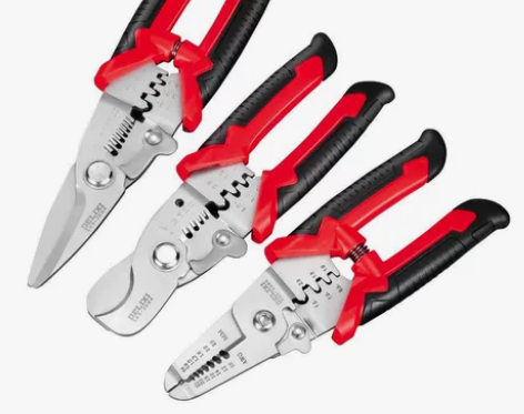 德力西剥线钳多功能电工压线钳拨线剪线钳电线...